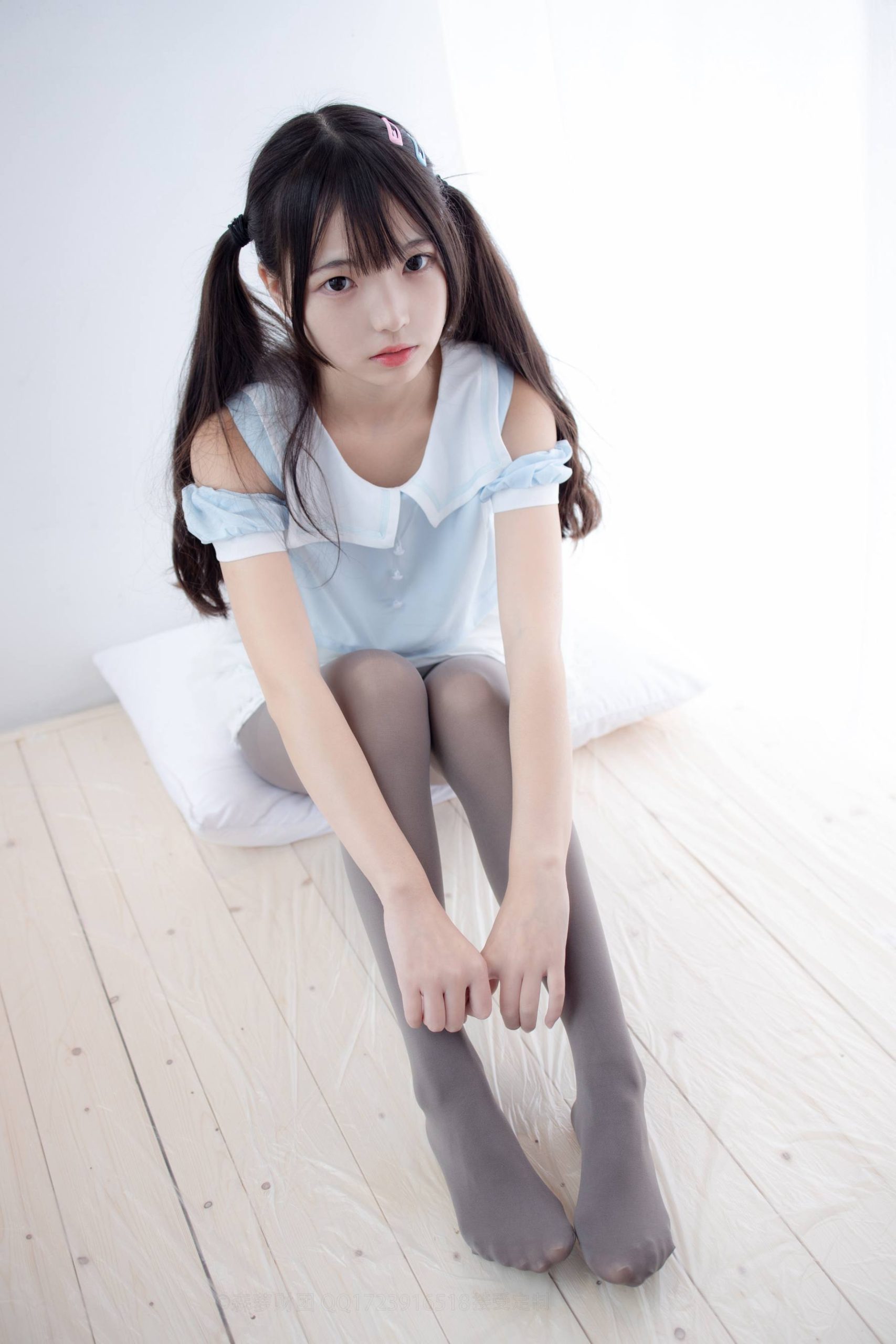 图片[3]-超级甜美的灰丝小姑娘【86P】20005-好看资源
