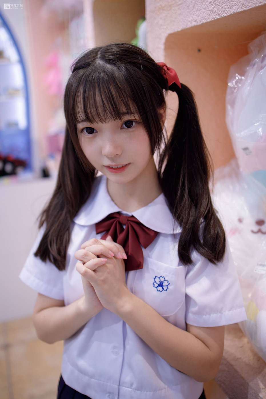图片[4]-眼神好清澈的双马尾白丝女孩【75P】20019-好看资源