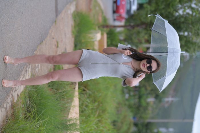 在海边开跑车的连衣短裤女孩【390P】00030-好看资源