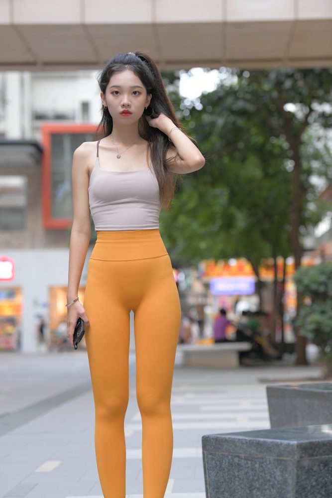 超级可爱的橘黄瑜伽裤女孩J3030 801P1V-28.0GB-好看资源