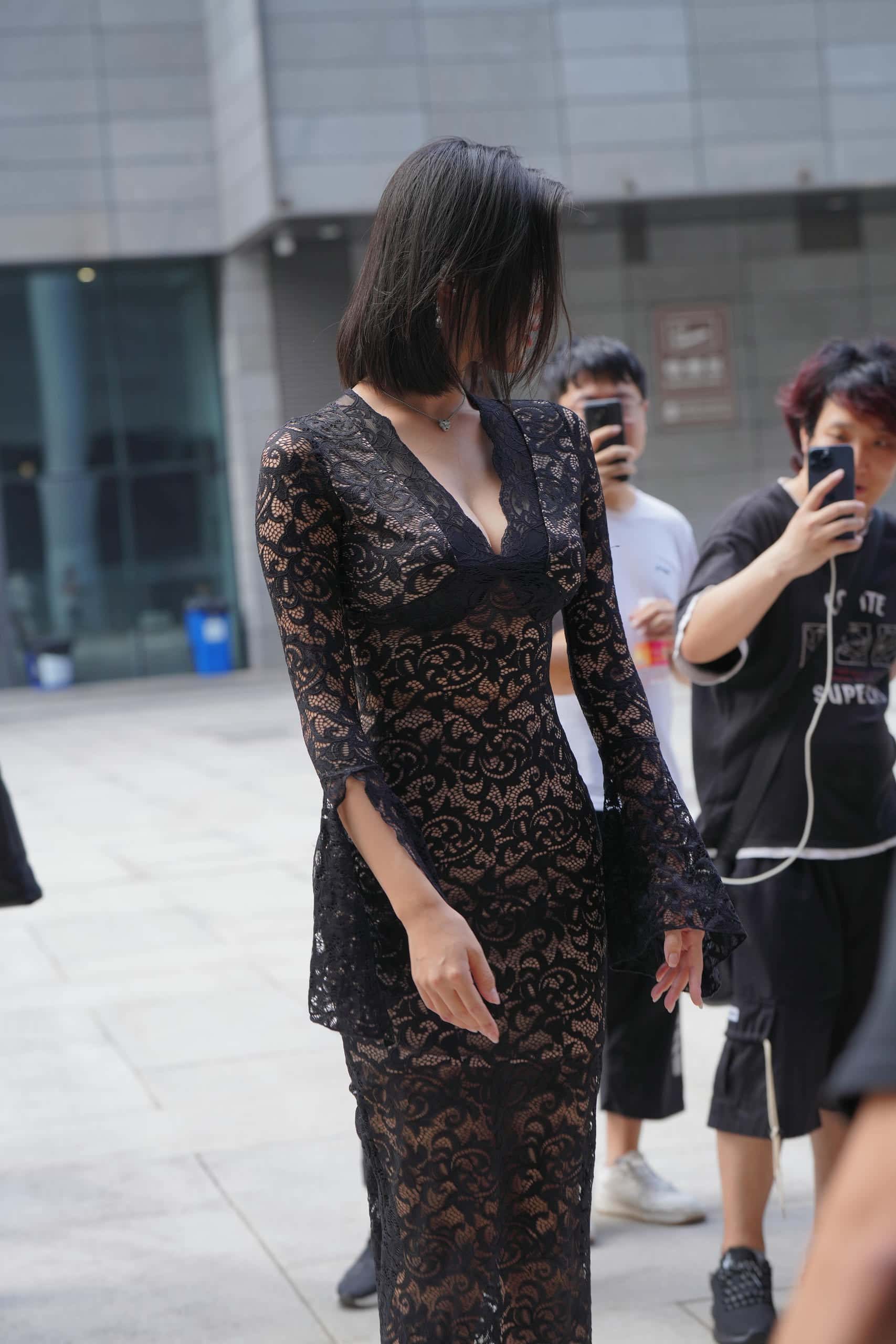 图片[2]-穿黑色透明长裙的姑娘【175P】J8257-好看资源